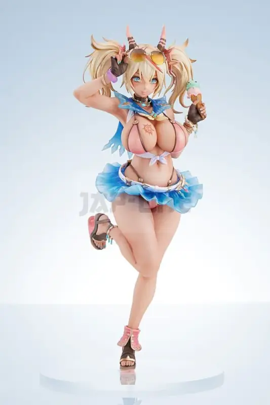 Idola Phantasy Star Saga Figurine Pvc 1/7 Summer Innocent Gene Chaos 27 Cm Certifié