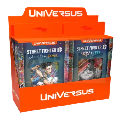 Universus Ccg: Street Fighter 6 Challenger Series Deck Display (4 Packs) - En Prix Réduit