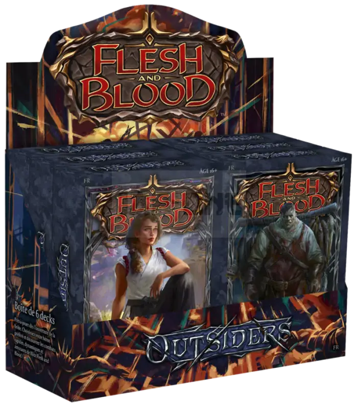 Flesh & Blood Tcg – Outsiders Blitz Decks Display (6 Decks) – Fr Réduction
