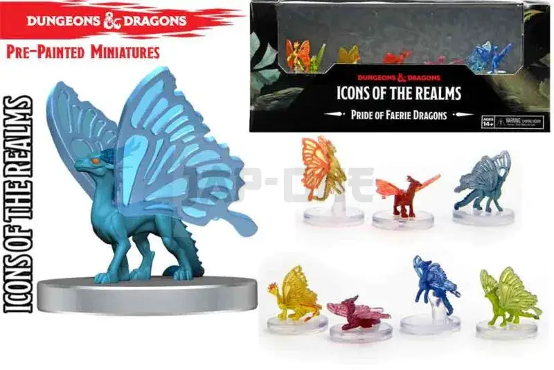 Dungeons & Dragons – Icons Of The Realms – Pride Of Faerie Dragons – Boxed Set Livraison Express