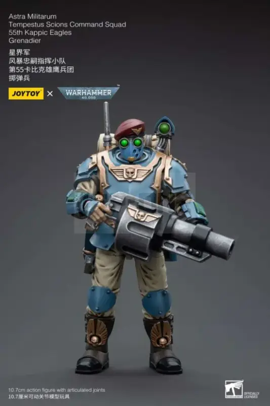 Wh40K Astra Militarum Tempestus Scions Command Squad 55Th Kappic Eagles Grenadier Dernière Chance