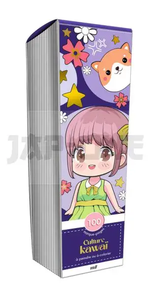 Satisfait Ou Remboursé MARQUE-PAGES - CULTURE KAWAI - EDITION PREMIUM - 100 MARQUE-PAGES A PEINDRE OU A COLORIER