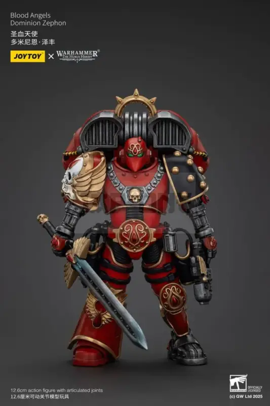 Solde Warhammer The Horus Heresy Figurine Blood Angels Dominion Zephon 20 Cm