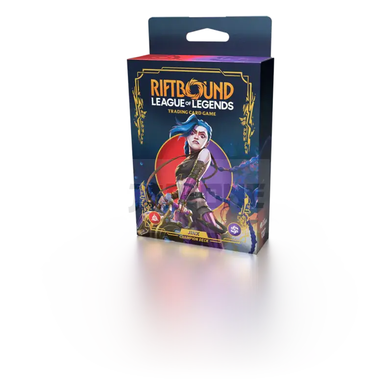 Riftbound: League Of Legends Tcg – Set One: Origins Champion Deck – Jinx Display (4 Decks) – En Remise