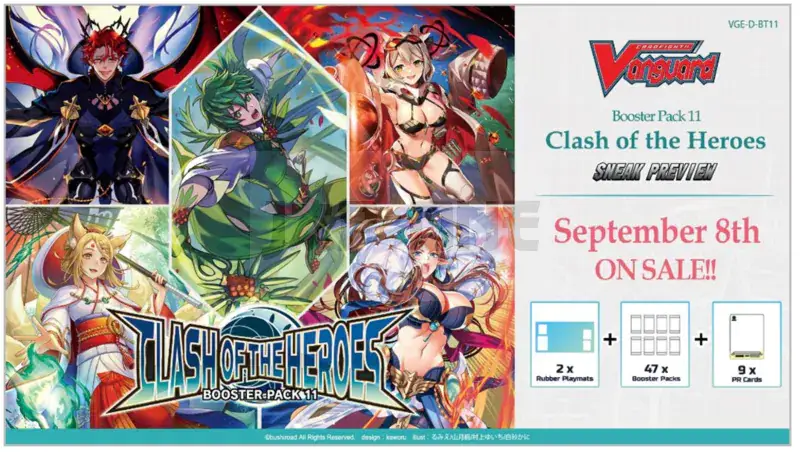 Cardfight!! Vanguard - Clash Of The Heroes Sneak Preview Kit - En Dernière Chance