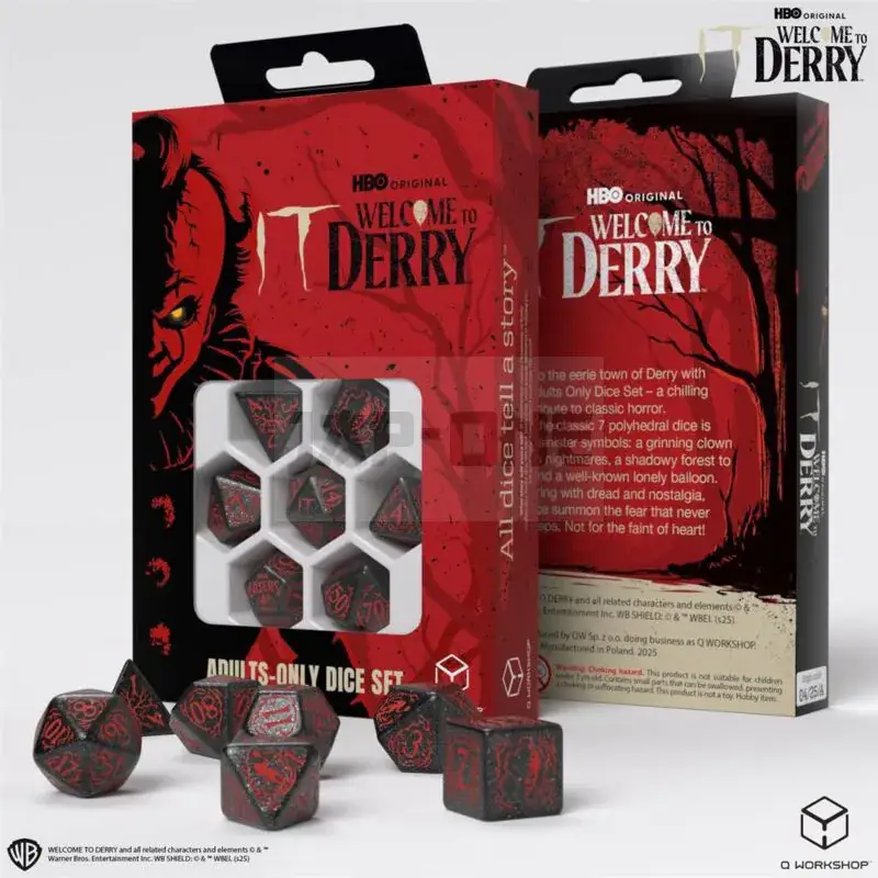 Commander Maintenant It. Welcome To Derry. Adults-Only Dice Set