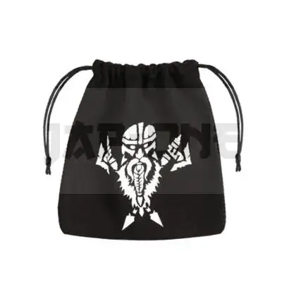 Super Prix Dwarven Black & White Dice Bag