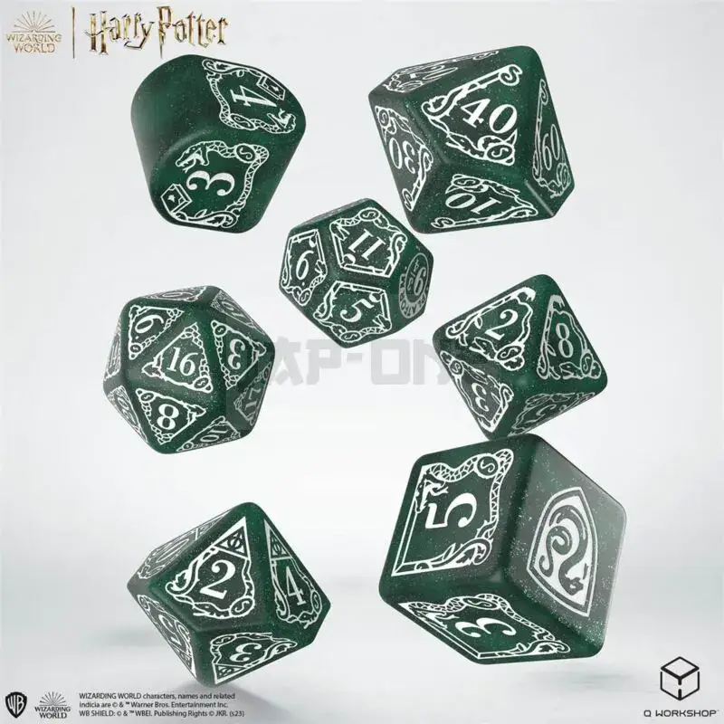 Acheter Direct Harry Potter. Slytherin Modern Dice Set - Green