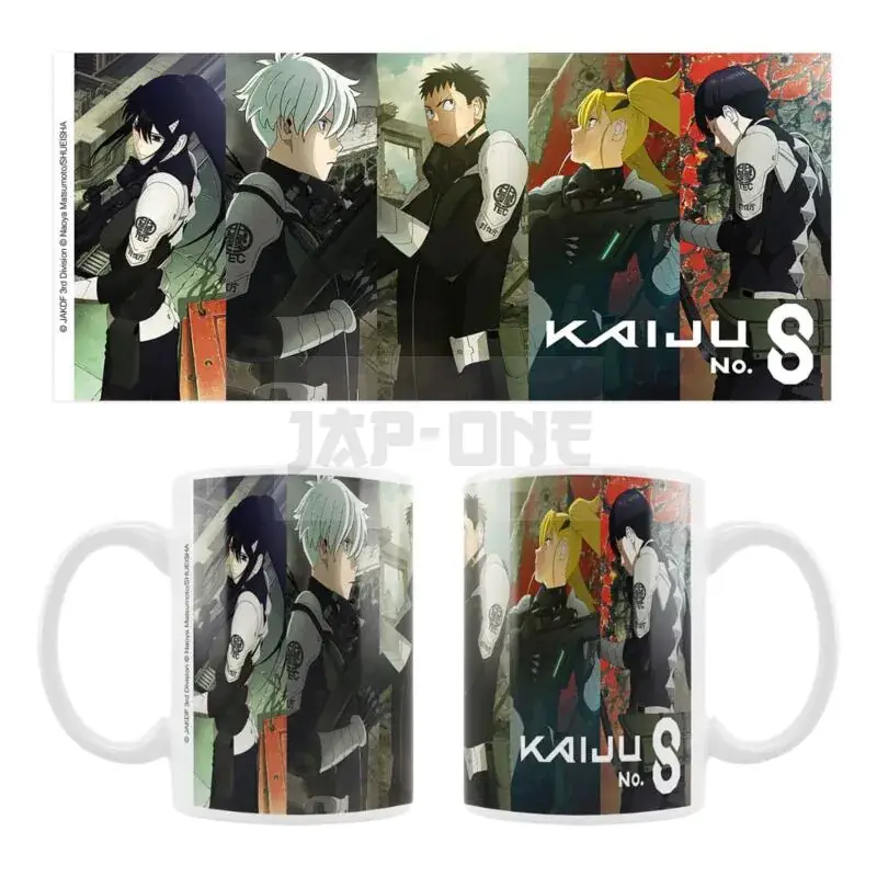 Kaiju No. 8 Mug Céramique Mina, Reno, Kafka, Kikoru, Hoshina Remise