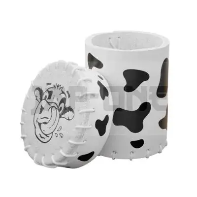 Cow Leather Dice Cup Soldes
