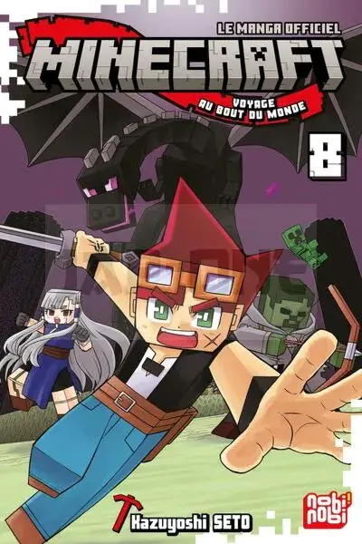 MINECRAFT, LE MANGA OFFICIEL - VOYAGE AU BOUT DU MONDE T08 Achat Immédiat