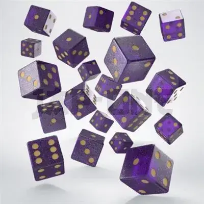 Full Pack Of D6S: Shimmering Purple & Gold Paiement Sécurisé