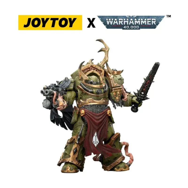 Pas Cher Warhammer 40,000 Figurine Death Guard Blightlord Terminator 3 With Combi-Bolter And Bubotic Blade 14 Cm