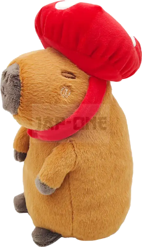 Hug A Capybara – Capybara Champignon – Peluche 23Cm Authentique