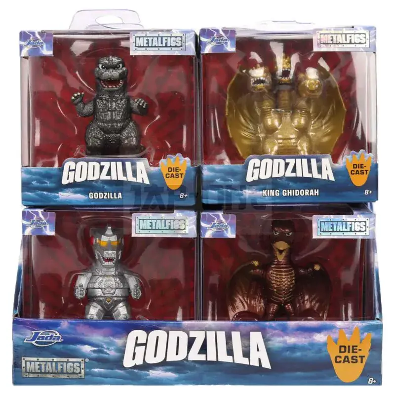 Monsters Godzilla 1974 Metalfigs Assorted Figurine 7Cm Usine Directe