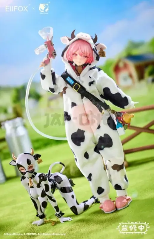 Prix Réduit Original Character Figurine 1/8 Eiifox & Bearpanda Nyuugyuu Momo 21 Cm