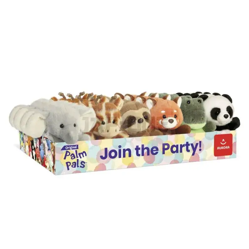 Meilleur Choix Palm Pals Safari Assorted Peluche Toy 13Cm