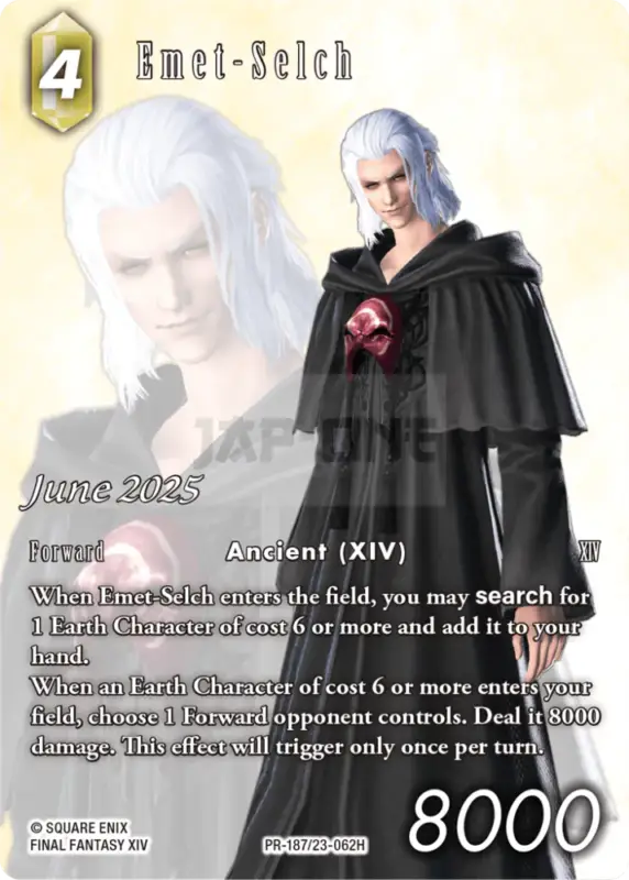 Final Fantasy Tcg Jun 187 – De (Emet-Selc Offre Limitée