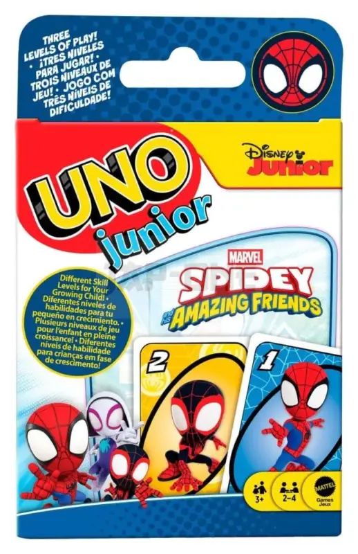 Spidey & His Amazing Friends Uno Junior Jeu De Cartes Vente Flash