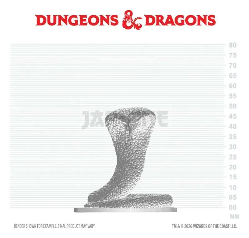 Acheter En Ligne D&D Nolzur&rsquo;S Marvelous Miniatures Figurine Mini Serpent Polaire 4 Cm