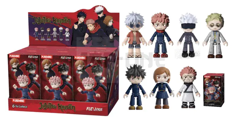 Satisfait Ou Remboursé Jujustu Kaisen – Flexi Figs Vol.1 – Blind Box (6Pcs)