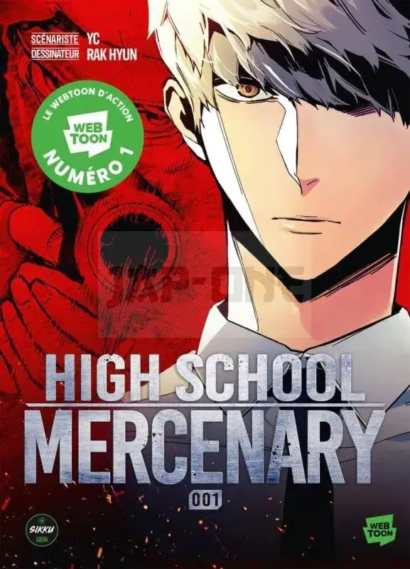 Offre Limitée INTEGRALE HIGH SCHOOL MERCENARY TOME 1 À TOME 10 + Goodie aléatoire offert