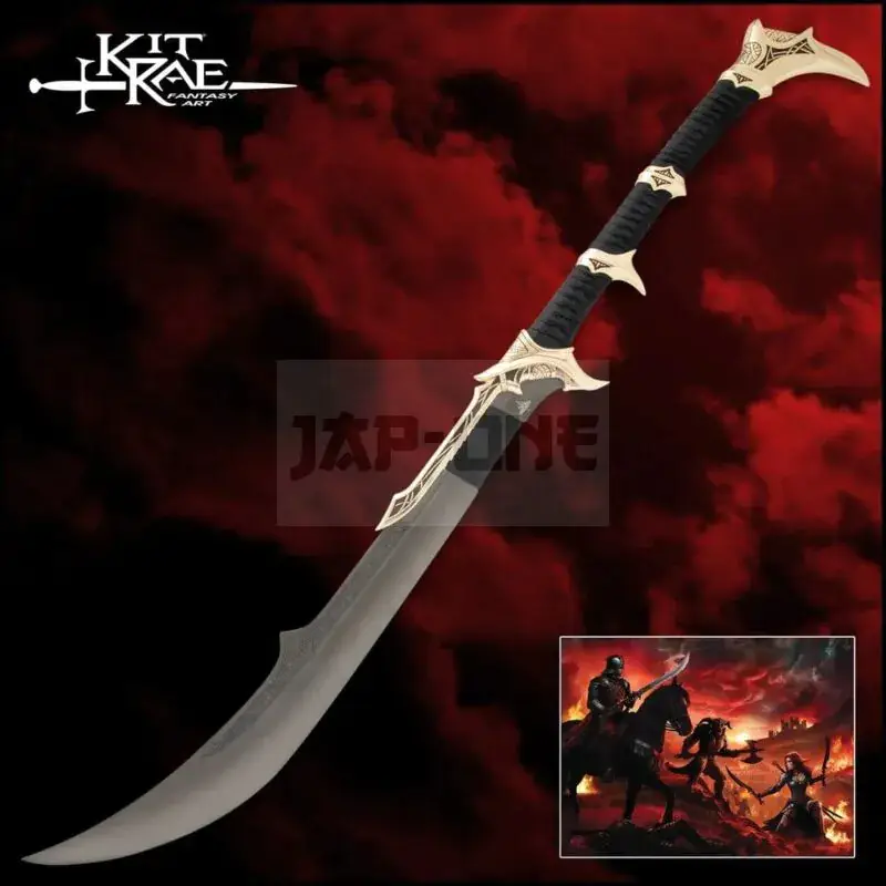Dernier Modèle Kit Rae Swords Of The Ancients Réplique Savathos-Mithrodin Épée De Guerre Gold Version 111 Cm