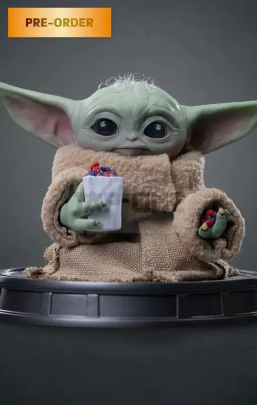 Réduction Mandalorian & Grogu Movie Grogu Popcorn Time 1/4 Legacy Statue