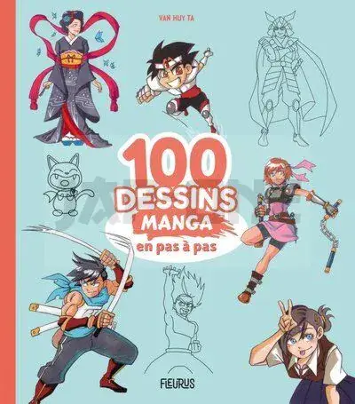 100 DESSINS MANGA EN PAS À PAS Marque