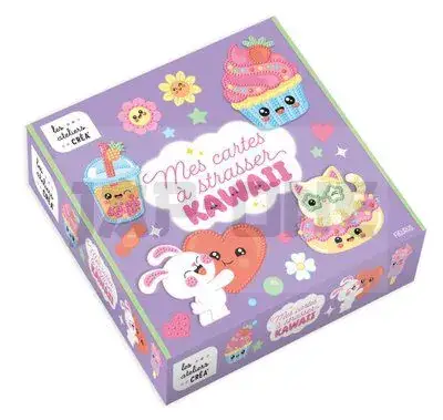 MES CARTES KAWAII À DÉCORER AVEC DES PIXEL STRASS ! Prix Choc