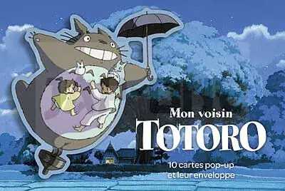 Prix Cassé GHIBLI : MON VOISIN TOTORO 10 CARTES POP-UP ET LEUR ENVELOPPE