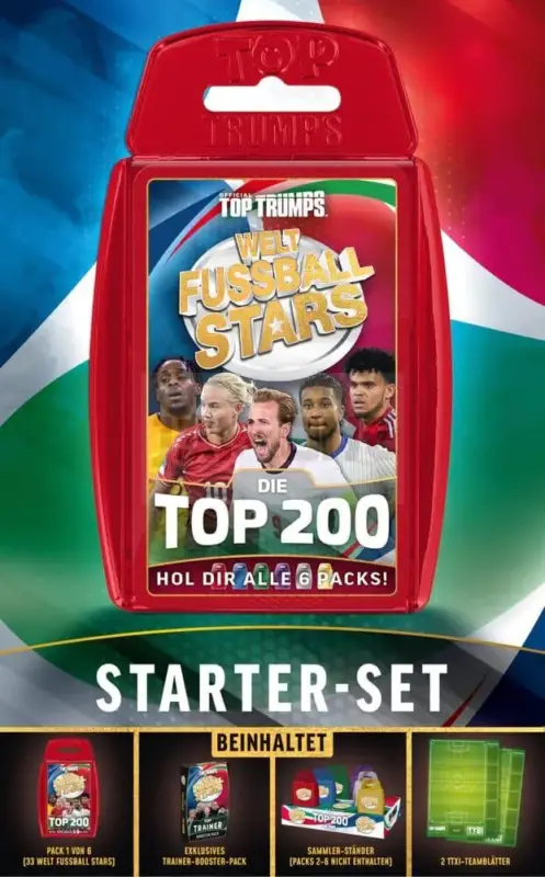 World Football Stars Jeu De Cartes 200 Starter Pack *Allemand* Achat Immédiat