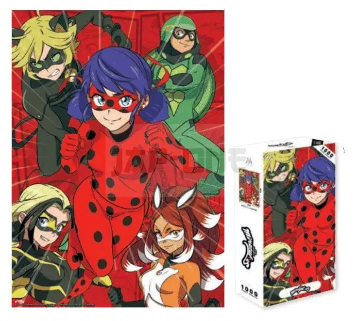 Promotion Saisonnière Miraculous (Manga Style): puzzle 1000 pièces
