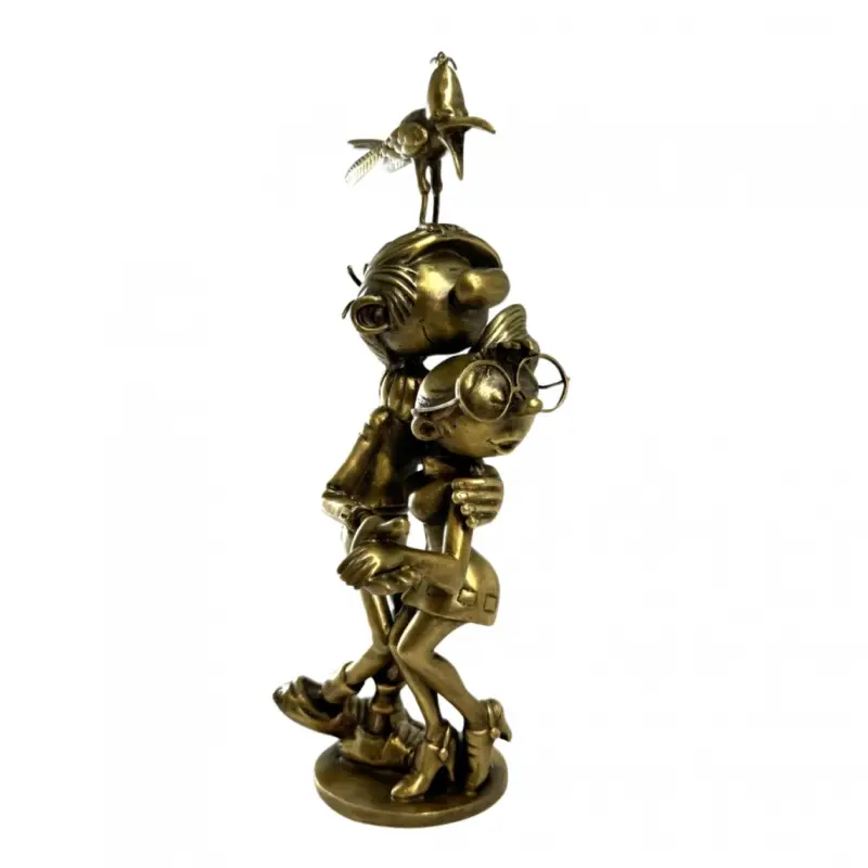 Super Prix Figurine Pixi bronze - Gaston et Mademoiselle Jeanne