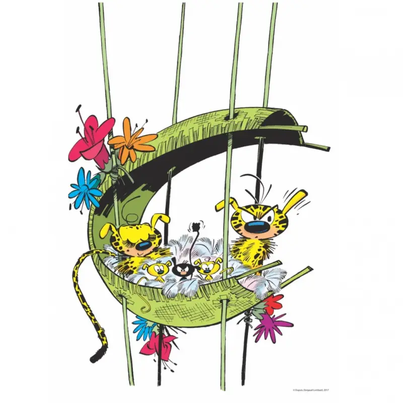 Affaire À Saisir Marsupilami dans son nid (Carton entoilé 40x60cm)