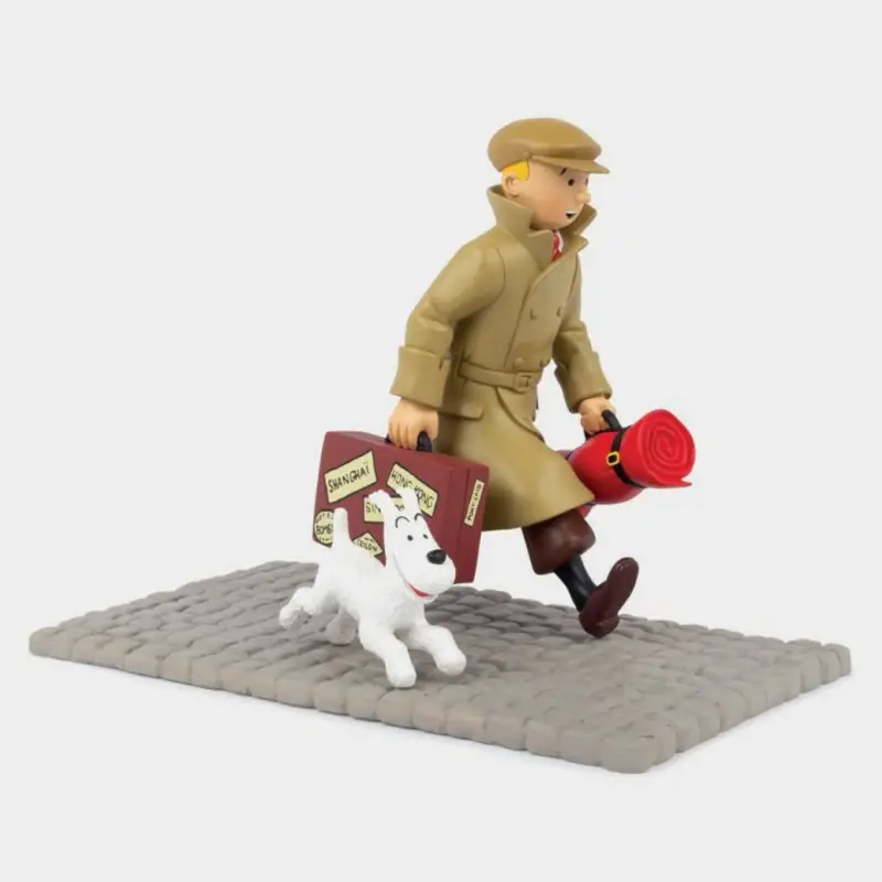 Figurine Tintin et Milou, Ils arrivent Commande En Gros