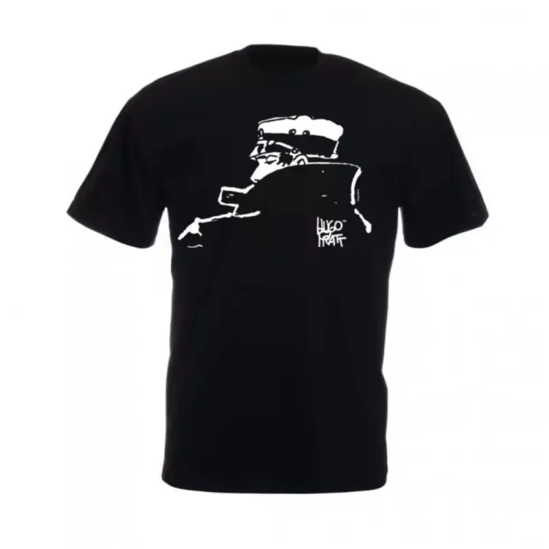 T-Shirt Corto Maltese, Nocturne, noir, Taille S Affaire À Saisir