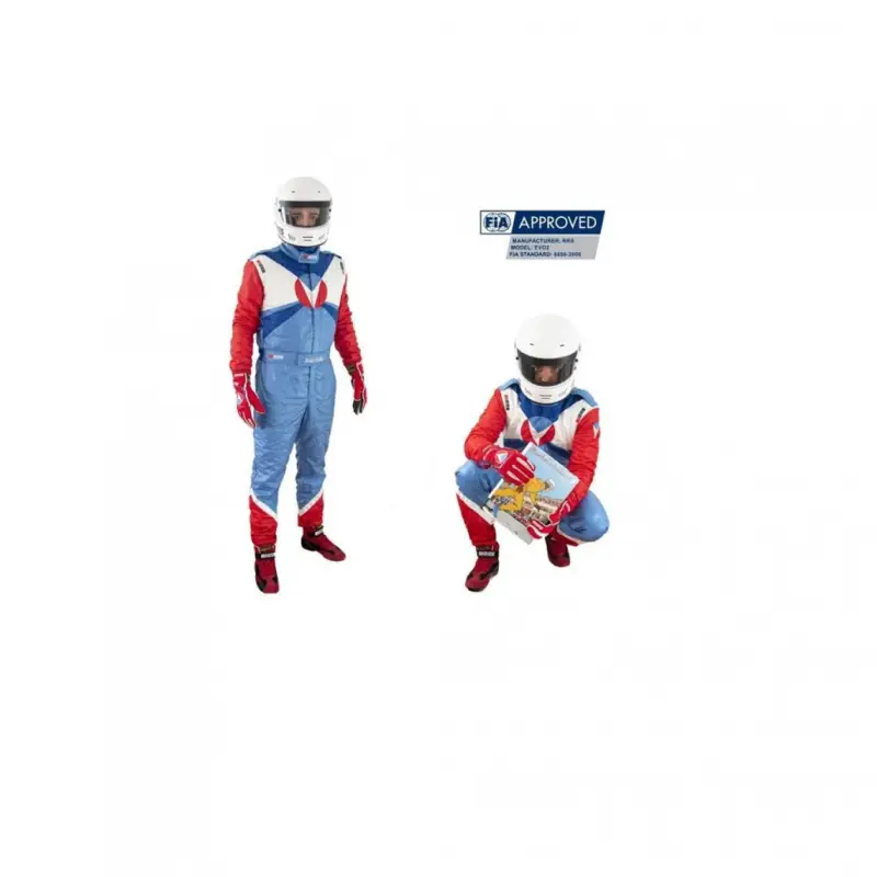 Livraison Express Combinaison RRS Michel Vaillant Rouge/Bleue Taille M