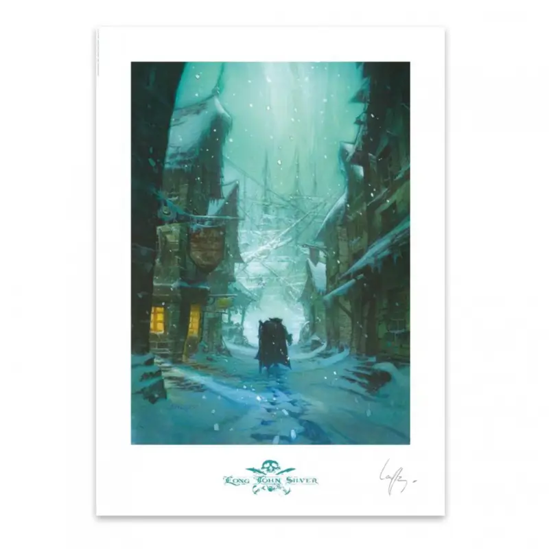 Affiche - Long John Silver, Le Village (signée) Super Prix
