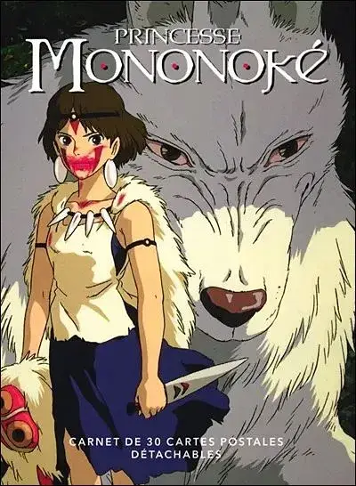 Super Prix Ghibli : 30 Cartes Postales Mononoké