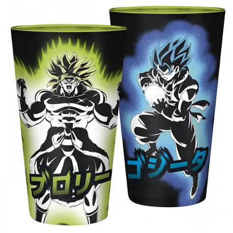 Pas Cher Dragon Ball Verre Broly et Gogeta 400 ml