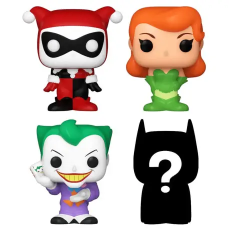 Offre Exclusive Lot de 4 figurines Bitty Pop ! Harley Quinn DC Comics