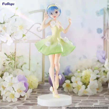 Offre Limitée Figure Re : Zero Trio-Try-It Rem Flower Dress 21 Cm