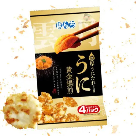 Senbei Frit Bonchi Oursin doré 64g Nouvelle Collection