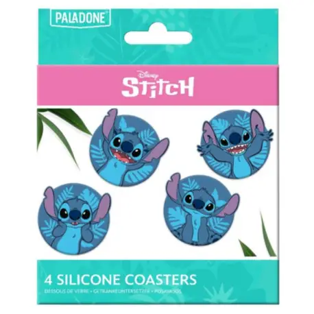 Lot de 4 sous-verres Stitch Sous-verres en caoutchouc Offre Exclusive
