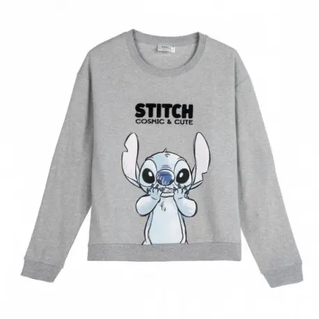 Satisfait Ou Remboursé Sweatshirt en éponge française de Stitch: Confortable et cosmique