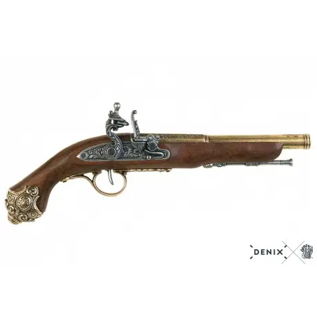 Paiement Sécurisé Réplique de Pistolet à Silex du XVIIIe Siècle par DENIX