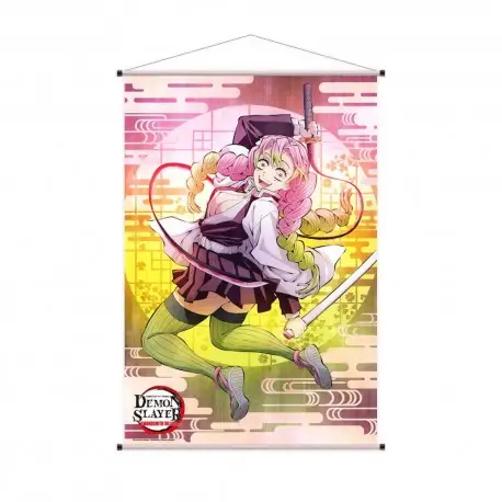 Commander Vite Affiche en Tissu Mitsuri Demon Slayer 60 x 90 cm