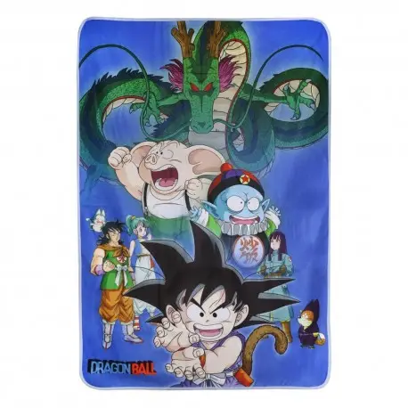 Couverture Polaire Dragon Ball Shenron et Héros 100 x 150 cm Top Vente