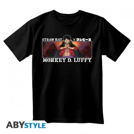 T-shirt Noir Unisexe One Piece - Monkey D. Luffy Jusqu'à Épuisement Des Stocks